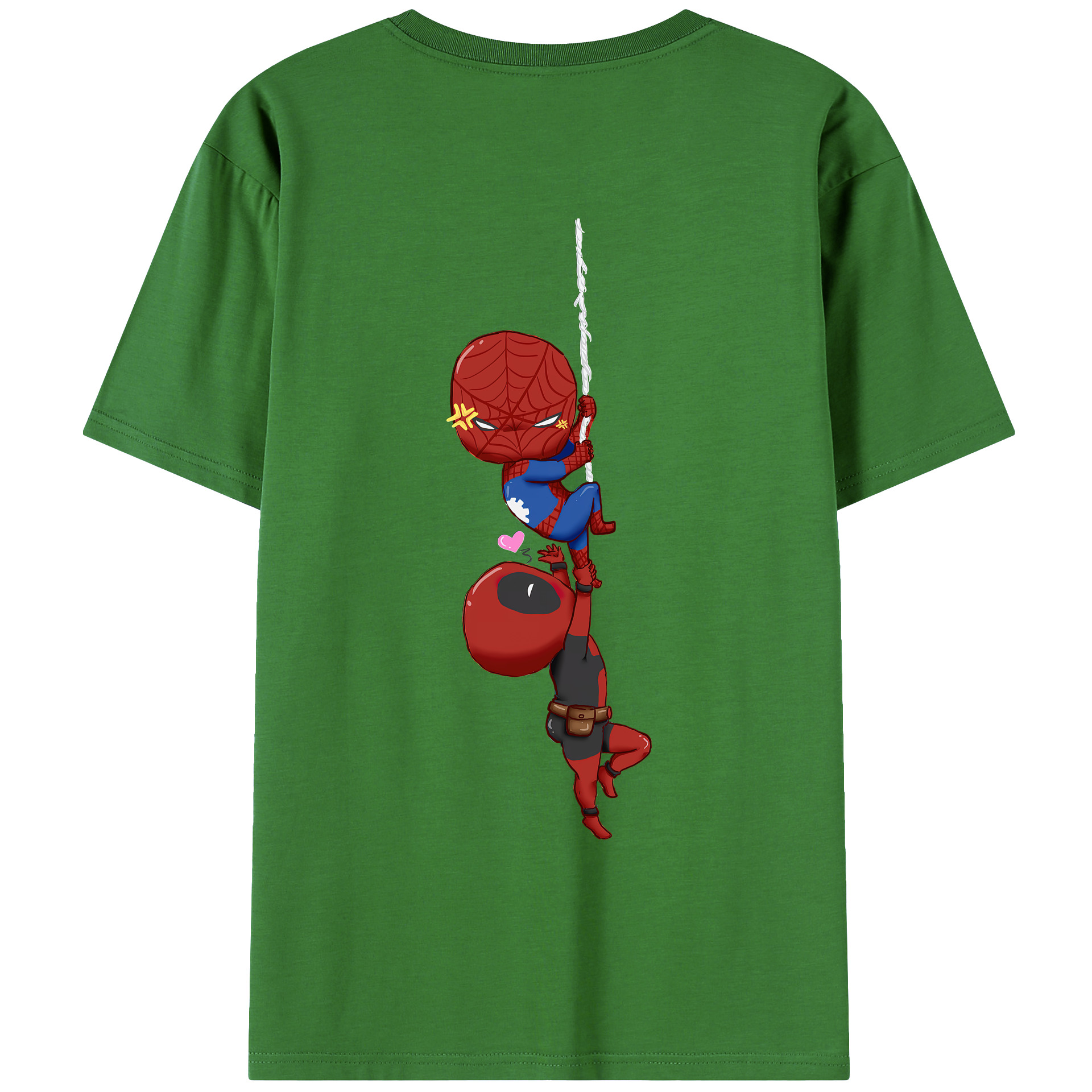 （画像用） Deadpool デッドプール レディース半袖Tシャツ(バックプリント)